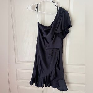 Skies Are Blue One Shoulder Mini Dress